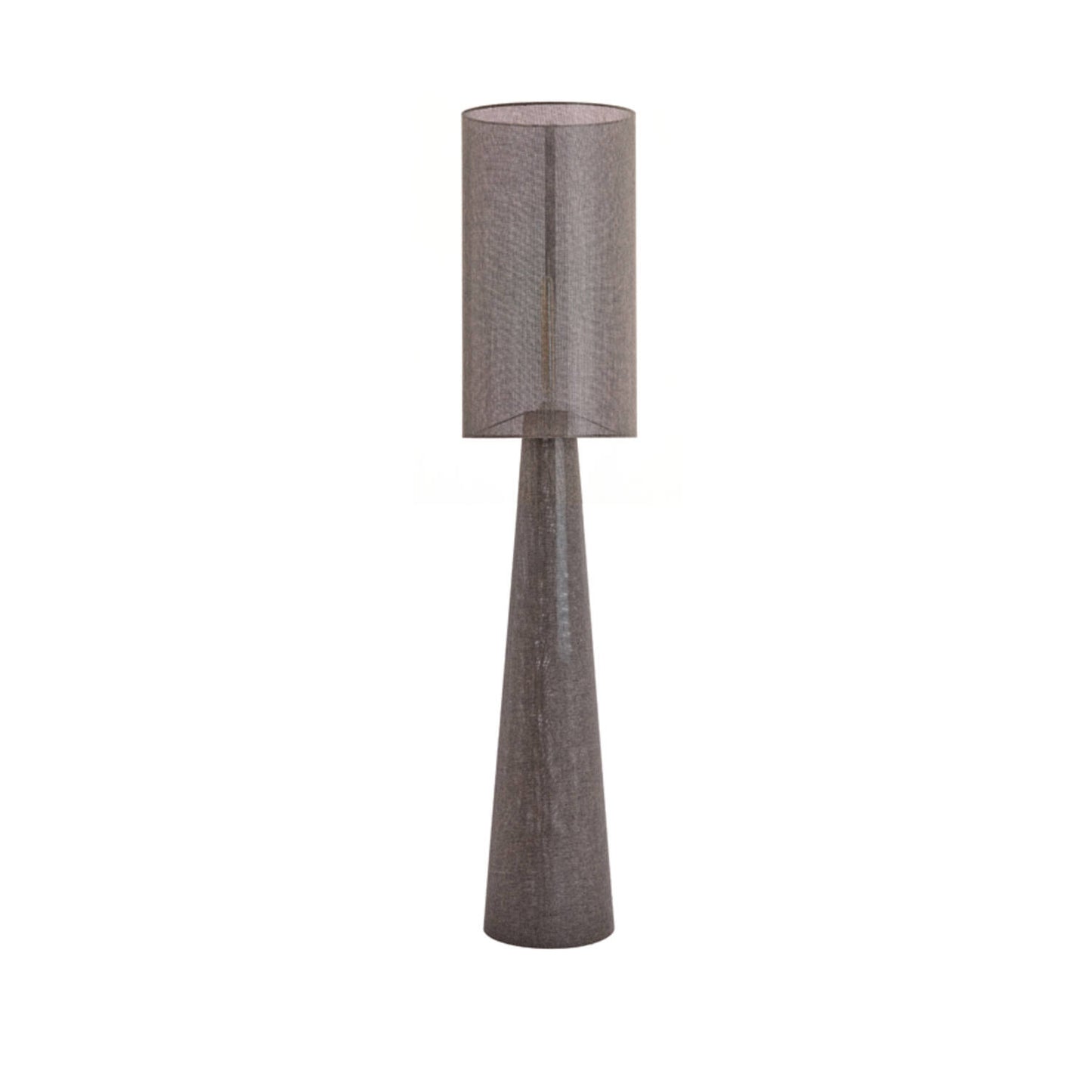 Micky Vloerlamp - Linnen - Ø38x180cm - Bruin