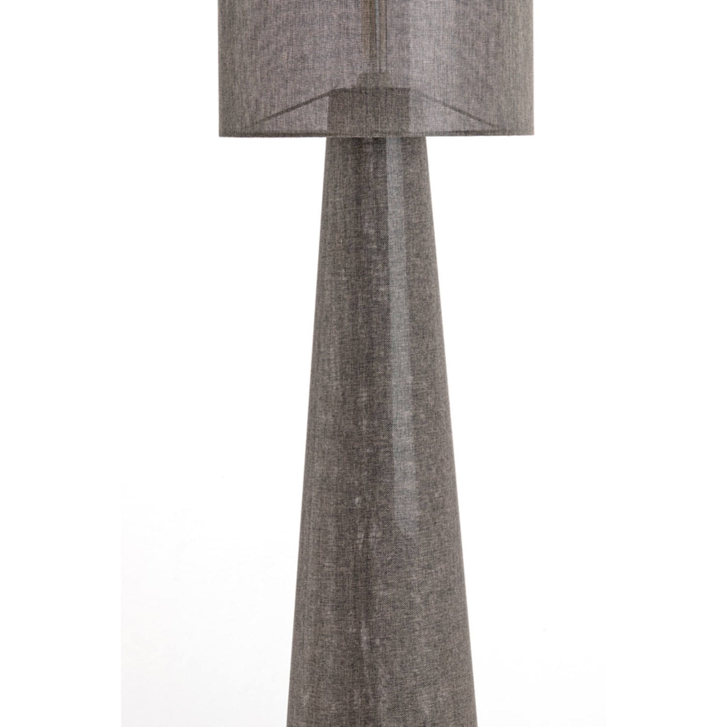 Micky Vloerlamp - Linnen - Ø38x180cm - Bruin