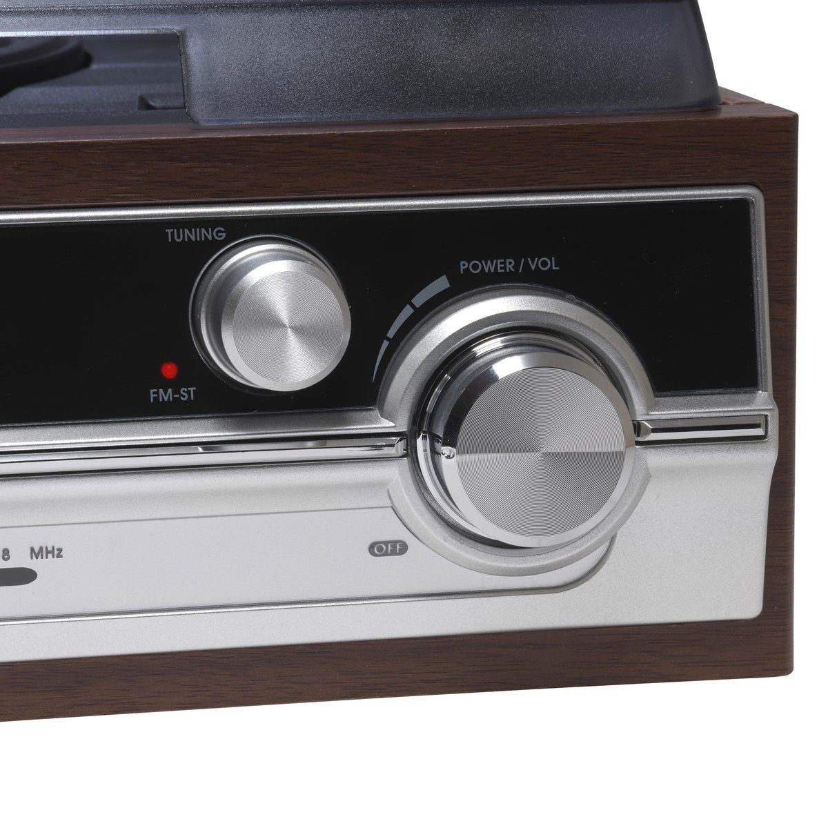 Denver Retro platenspeler - Ingebouwde Speakers - FM Radio - Auto-stop Functie - AUX - Phono - VPR190