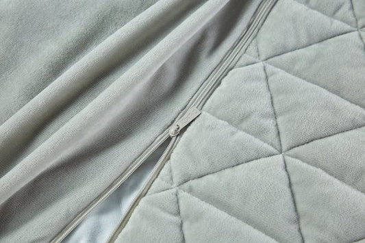 Calmzy Superior Soft - Duvet cover - Verzwaringsdeken hoes - 150 x 200 cm - Superzacht - Comfortabel - Grijs