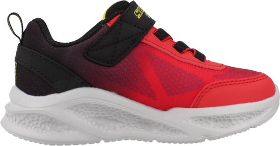 Skechers Meteor-Lights - Krendox 401495N-RDBK, voor een jongen, Rood, Sneakers,Sportschoenen, maat: 25