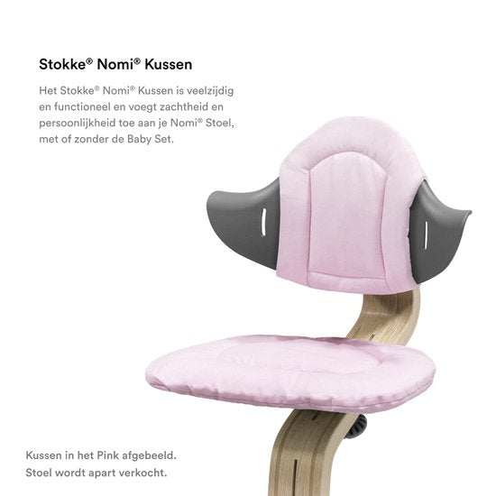 Stokke Nomi kussen, Mickey Signature - Voor zachtheid en comfort op de Nomi stoel & kinderstoel - Kinderen vanaf 6 maanden - Omkeerbaar en kan in wasmachine