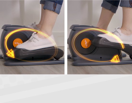 Mediashop VibroLegs Elliptical - Mini hometrainer - gemotoriseerde elliptische trainer voor meer beweging tijdens het zitten - pedaaltrainer voor thuiskantoor en vrije tijd