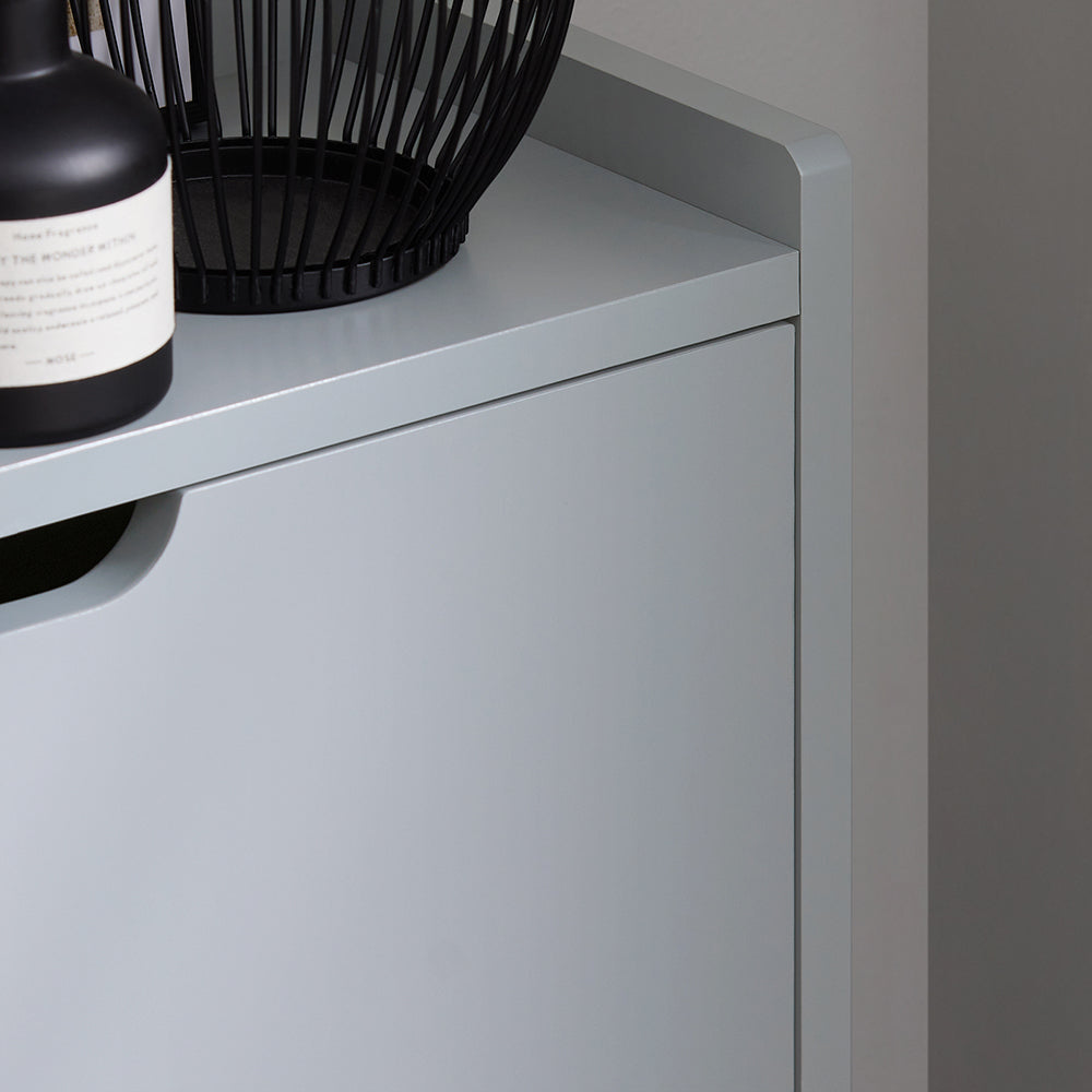 SoBuy FSR151-HG Schoenenkast Met 3 Kleppen, Schoenencommode, Schoenenrek, Schoenenkist, Gangkast, Opbergkast Voor Schoenen
