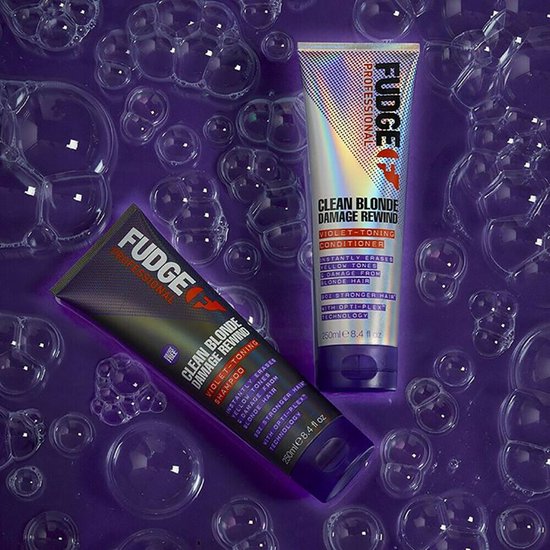 Fudge Clean Blonde Damage Rewind Violet - Conditioner - 250 ml