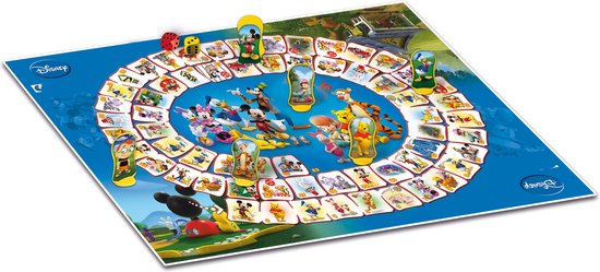 Clementoni Bordspel - Ganzenbord Disney - Gezelschapsspel voor Familie - Kinderen vanaf 6 Jaar