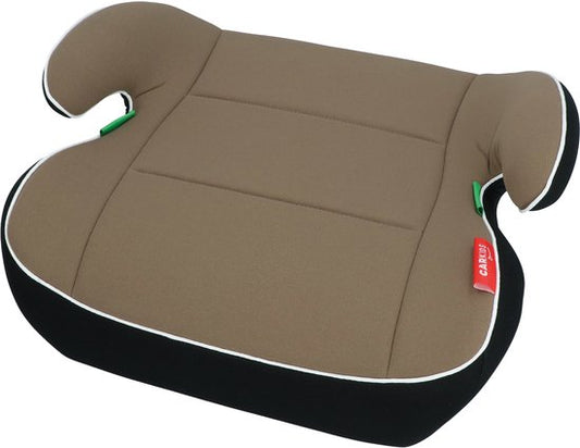 Carkids I-Size Zitverhoger Sam - Voldoet aan I-Size R-129 Norm - Voor Kinderen van 125-150cm – Afneembare & wasbare hoes - Flexibele installatie - Taupe/Zwart