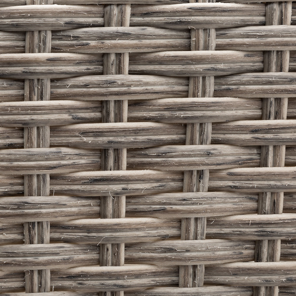Casaria Polyrattan Bloembak - 2 Stuks Incl. Ophangbeugels - Beige