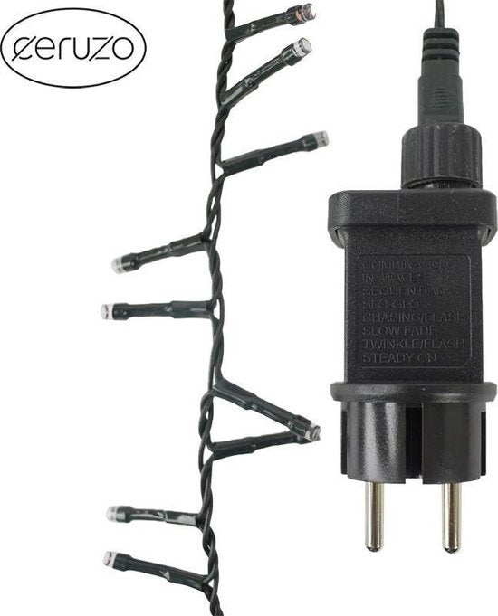 Ceruzo Gekleurde Kerstverlichting - Micro Cluster - 1000 LED - 20 meter - 8 Lichtfuncties + Geheugen - multicolor