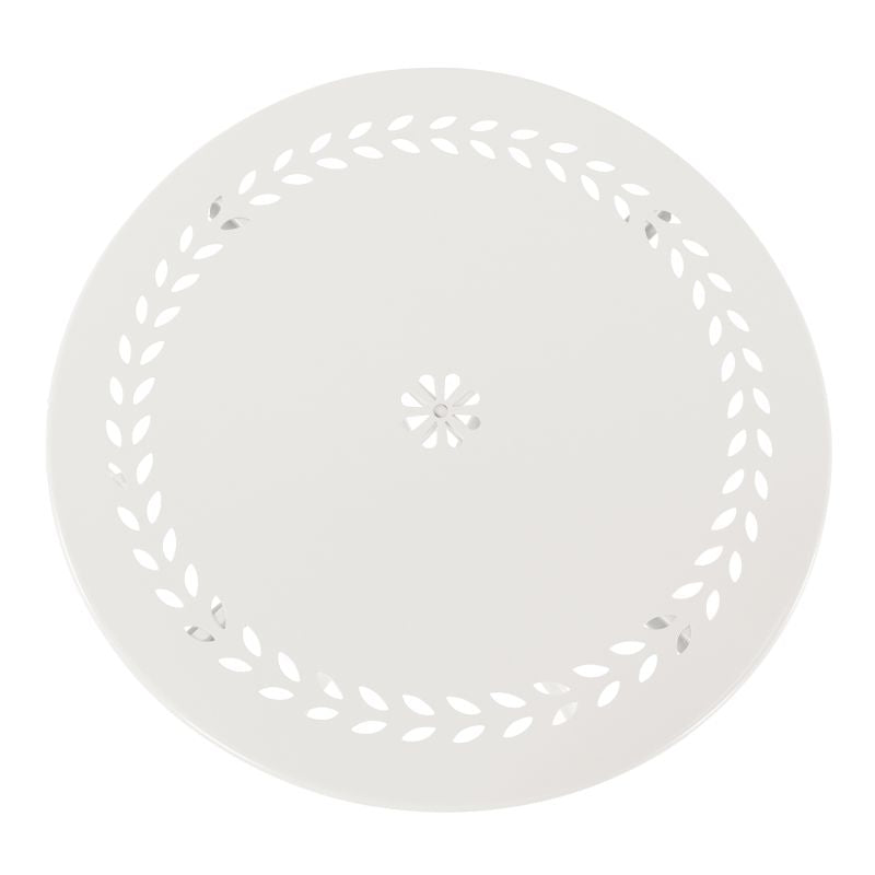 AXI Marilou Bistrotafel 60 x 60 x 74,5 cm - Rond - Wit - Metalen Tuin- en Balkontafel