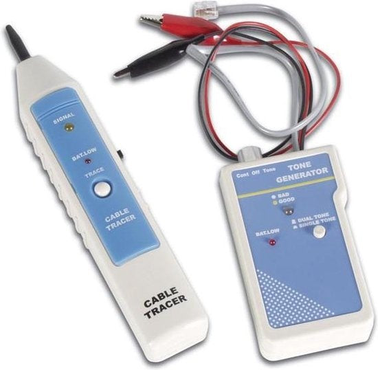 Velleman Kabelzoeker / netwerkkabeltester voor LAN, RJ45, RJ11, RJ12