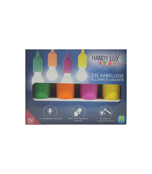 Handy Lux LED Hanglampen Set van 4 - Draadloze Verlichting - Compact en Veelzijdig