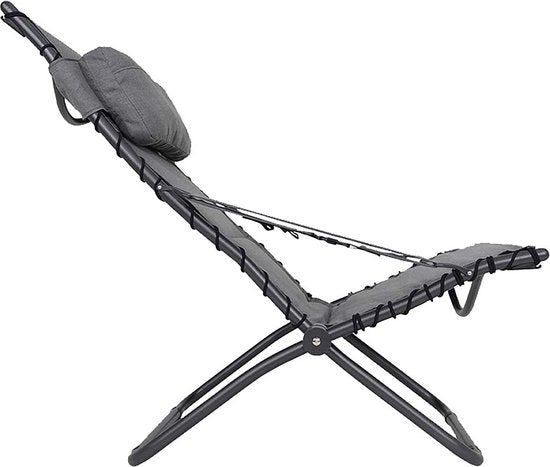 Crespo - Loungestoel - AP/262 - Tex-Comfort - Licht grijs
