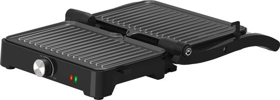 Tomado TGC3001S - Contactgrill - Tosti apparaat - Instelbare temperatuur - PFAS vrij - 1500W - Zwart/RVS
