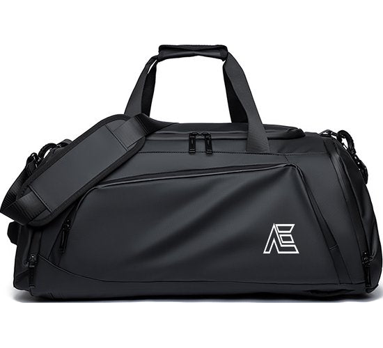 Aramae Sporttas - 46L - Schoenenvak - Waterafstotend - Weekendtas - 57x28x26cm - Zwart