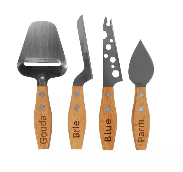 Boska Mini Geneva - ALLEEN BRIE MES - Multifunctioneel - Zilver/Bruin