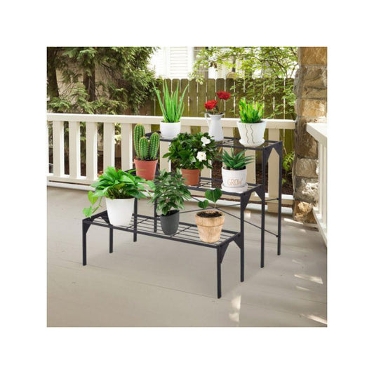 Coast GT3933 3-Tier Outdoor Metal Heavy Duty Modern voor meerdere planten Display Stand Rack