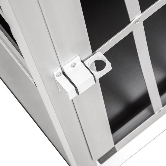 Tectake® - Autokennel - 65 x 90 x 69,5 cm - Schuine wand