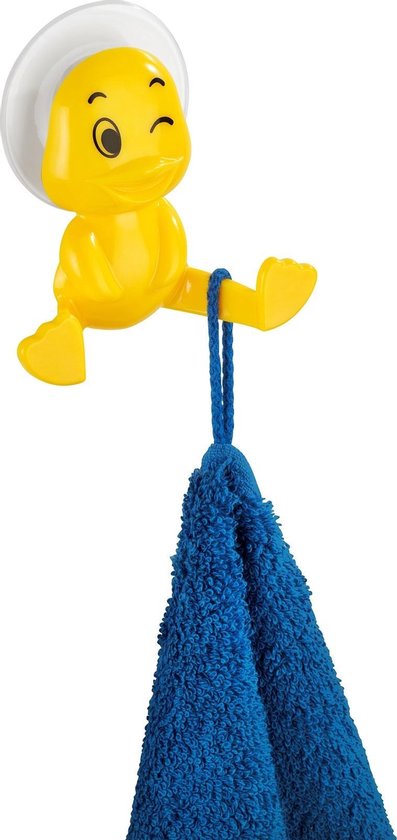 Wenko Zuighaak Duck 9,5 X 9,5 X 4 Cm Abs Geel
