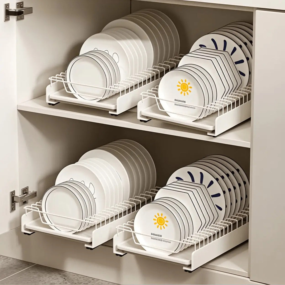 VIVREAL S3825W Uittrekbaar Afdruiprek met Lekbak - 39 x 25,2 x 8 cm