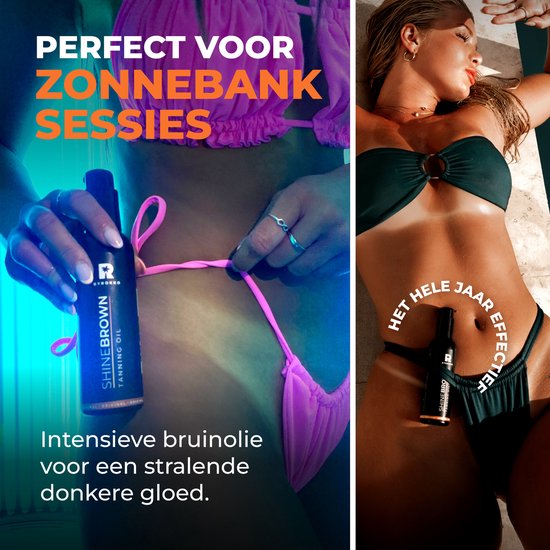 BYROKKO - Shine Brown Oil - XXL Tan-booster olie - 150ml