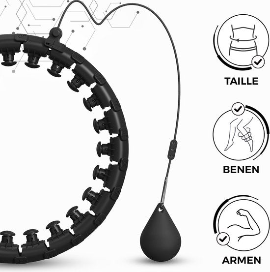 Fitness Hoelahoep - Hoelahoep Met Gewicht - Hoepel Fitness - Sport Hoelahoep - Hula Hoep
