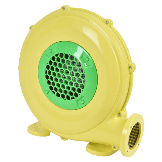 Elektrische Luchtblazer 450 W - Draagbare Ventilator voor Springkasteel en Opblaasbare Modellen - Met Handvat - 220‑240V - Geel