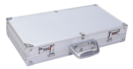 Coast Beschermkoffer met plukschuim - Aluminium - Brandwerend - 47 x 25 x 8 cm