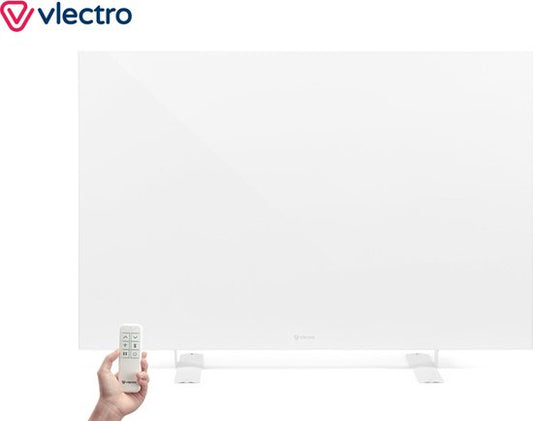 Vlectro - Slim infraroodverwarmingspaneel met instelbare timer - 520 W