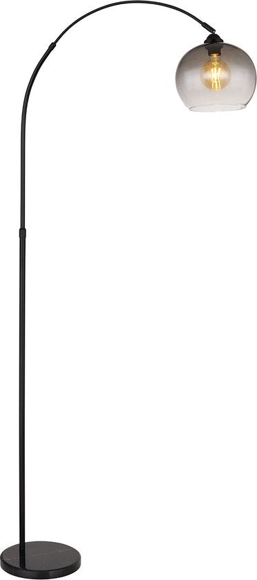 Vloerlamp MARCO Metaal 158.0cm Matt zwart | Roest E27 1-Lichts