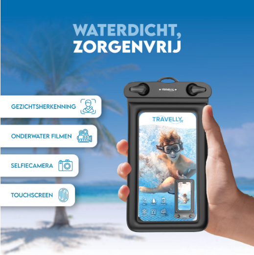 Travelly Waterdichte Telefoonhoesjes - Set van 2