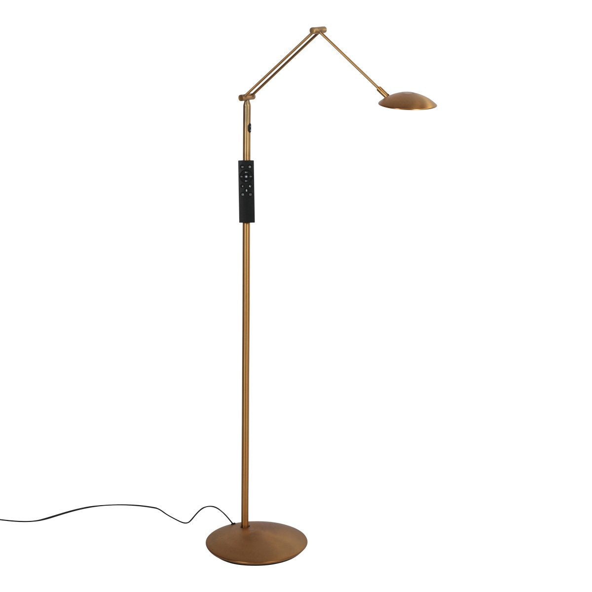 Vloerlamp Steinhauer Daphne 2 4601BR - bronzen leeslamp van metaal en elektronica, verstelbaar licht, klassieke stijl, ideaal voor binnengebruik