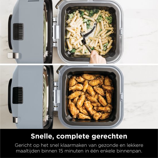 Ninja Speedi Rapid Cooker en Airfryer - Multicooker - 10 Kookfuncties - 5,7 Liter - ON400EU