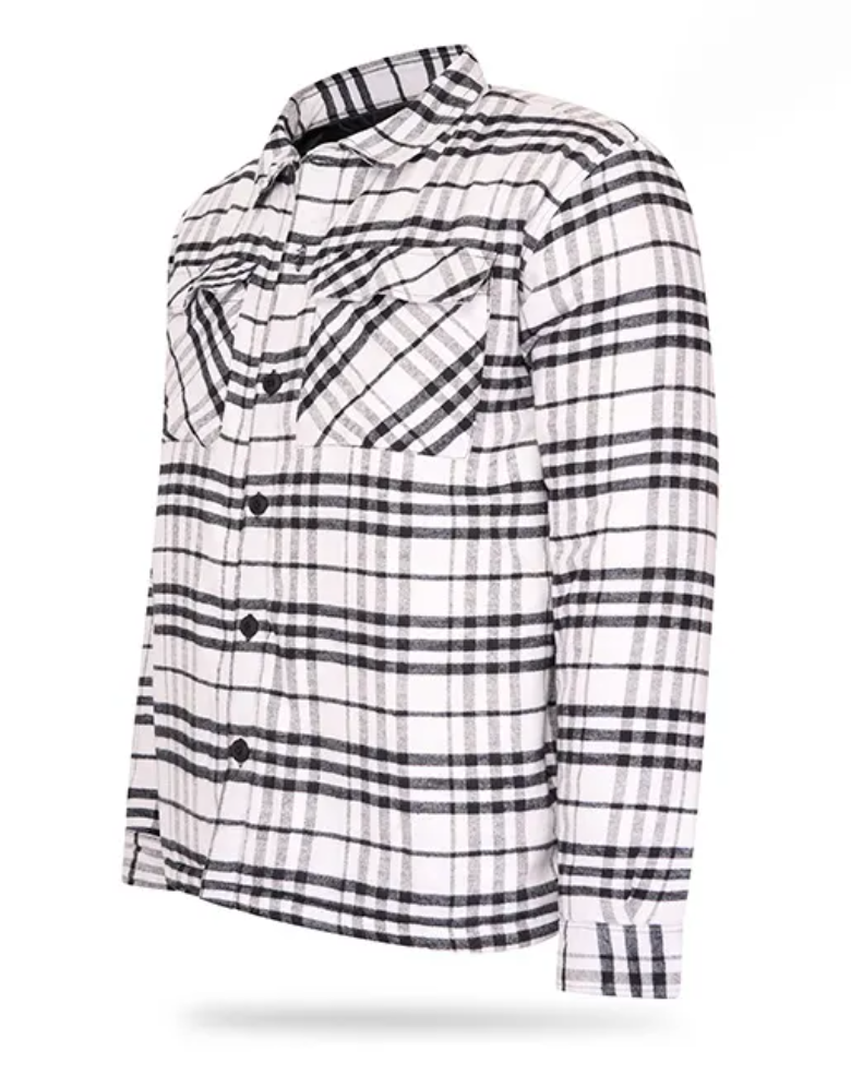 MJ Woodsman Houthakkersshirt - Maat S - Wit