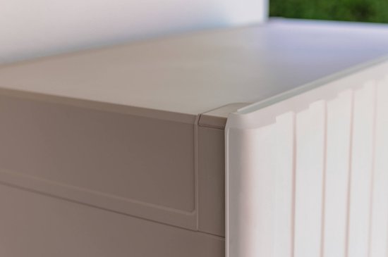 Keter - Opbergkast - Groove - laag - beige - zandkleurig