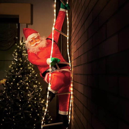 Monzana LED Kerstman 240cm - Binnen/Buiten – Incl. Afstandsbediening