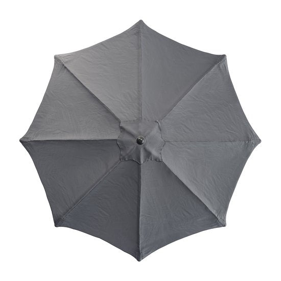 Tristar Stokparasol - 300cm Rond - Tuin & Balkon - Kantelbaar - Incl. Beschermhoes - PA-7903 - Donkergrijs