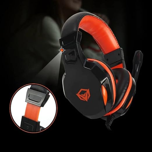 Wired Over Ear Gaming Headset with 3D Surround Sound Technology