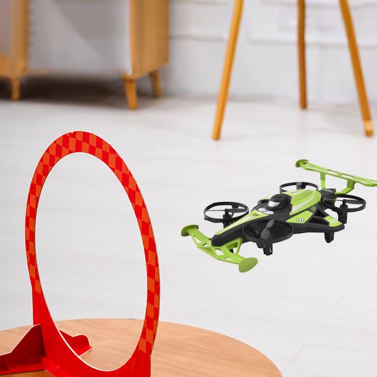 Gear2Play Drive & Fly Drone Racer groen - 2-in-1 Drone die rijdt en vliegt - Incl. Stunt accessoires en oplaadbare batterij