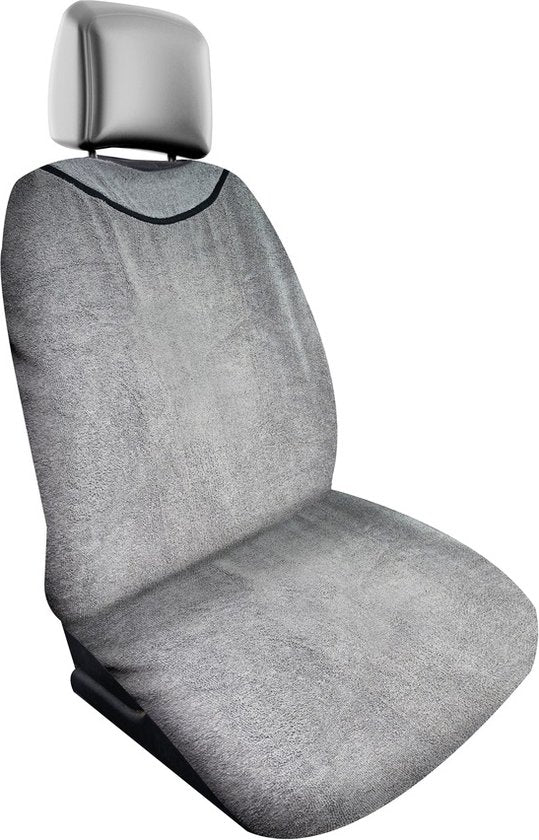 Dunlop Badstof Autostoelhoes - Wasmachinebestendig - Grijs -  130 x 70 cm