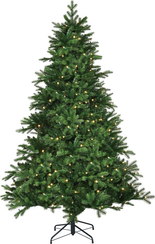 Black Box Trees Brampton Kunstkerstboom met LED Verlichting - H215 x Ø142 cm - Groen