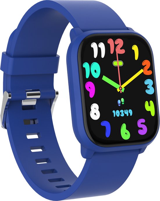 Denver Smartwatch Kinderen - Bellen/SMS/Whatsapp - Voor Android & iOS - Stappenteller - Slaapactiviteit - Hartslag, Bloeddrukmeter, Sportmodus - SWK120BU