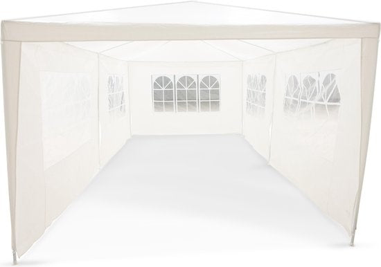 Lifetime Garden Partytent - Paviljoen - 6 Zijwanden - Waterdicht - 600 x 300 x 250 cm - Wit