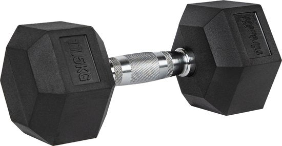 VirtuFit Hexa Dumbbell Pro - 17,5 kg - Hexagon Dumbbell - Krachttraining - Per Stuk