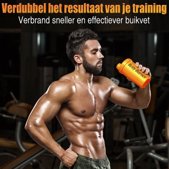 BB Belly Burner Waist Trainer - Verstelbaar - Unisex - Zwart - One size