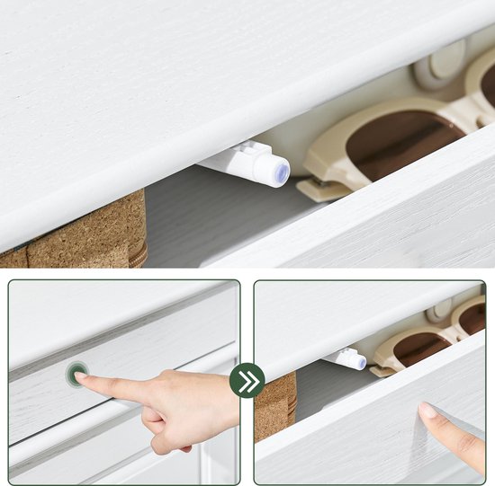 SoBuy FSR79-WG Schoenenkast met 4 kleppen, schoenenkast, entree, schoenenkast, schoenenrek, 16 paar, voor hal, entree, 103 x 23 x 82 cm, antiek houteffect, wit