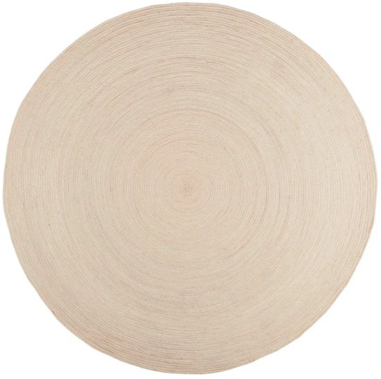 by fonQ Dots Vloerkleed - Crème - Rond - Ø 240 cm