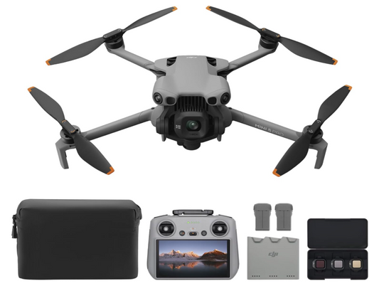 DJI Mini 5 Pro Fly More Combo Plus - Grijs - met DJI RC 2, 1-Inch CMOS, 4K Camera