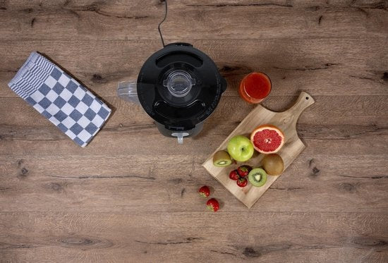 alpina Blender - 1,5 Liter - 400 Watt - Turbofunctie - Kunststof Kan - Zwart
