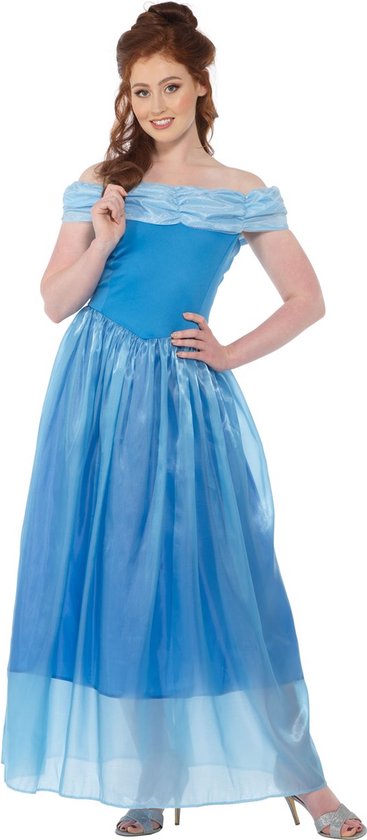 Karnival Costumes Blauw prinses Kostuum voor Vrouwen prinses Jurk Dames Carnavalskleding Dames Carnaval - Polyester - Maat M - 1-Delig Jurk